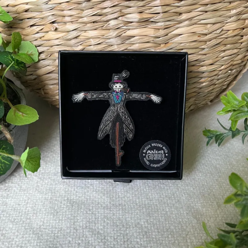 Pins*Maison Ghibli Embroidered Jewel Brooch Scarecrow - Howl’s Moving Castle