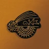 Pins*Maison Ghibli Embroidered Jewel Brooch Spell - Howl’s Moving Castle