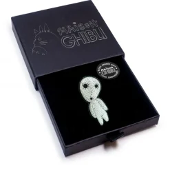 Pins*Maison Ghibli Embroidered Jewel Brooch Walking Kodama - Princess Mononoke