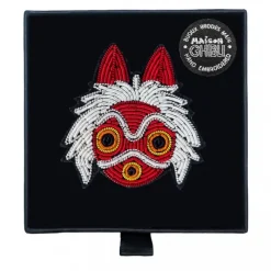 Pins*Maison Ghibli Embroidered Jewel Brooch San’s mask - Princess Mononoke