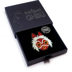 Pins*Maison Ghibli Embroidered Jewel Brooch San’s mask - Princess Mononoke