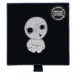 Pins*Maison Ghibli Embroidered Jewel Brooch Seated Kodama - Princess Mononoke