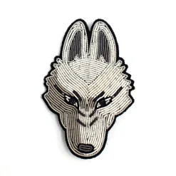 Pins*Maison Ghibli Embroidered Jewel Brooch Moro - Princess Mononoke