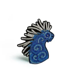 Pins*Maison Ghibli Embroidered Jewel Brooch Night Walker - Princess Mononoke