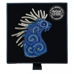 Pins*Maison Ghibli Embroidered Jewel Brooch Night Walker - Princess Mononoke