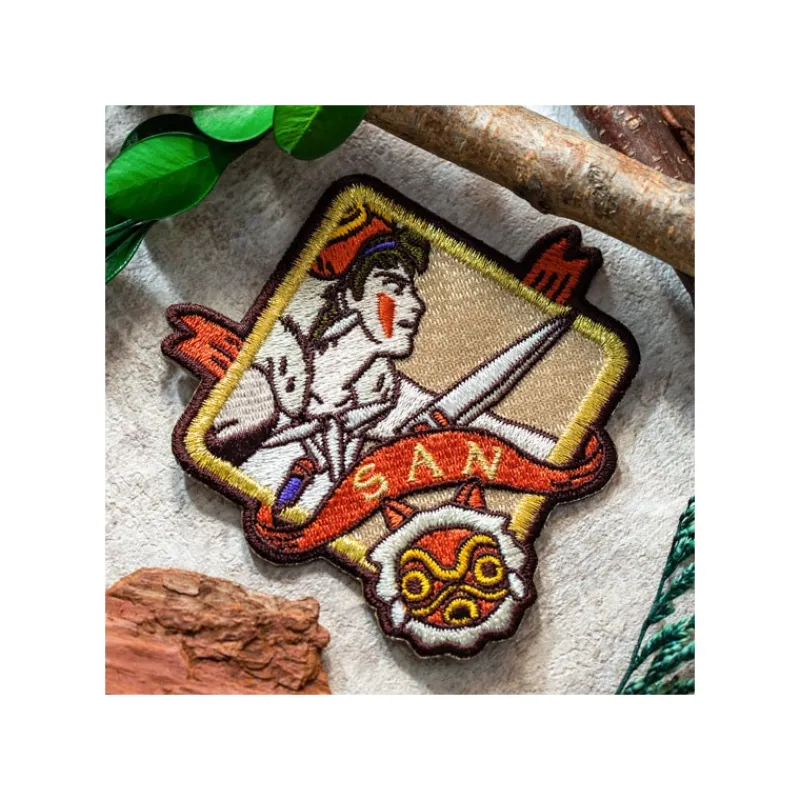 Badges*Maison Ghibli Embroidery badge sticker San - Princess Mononoke