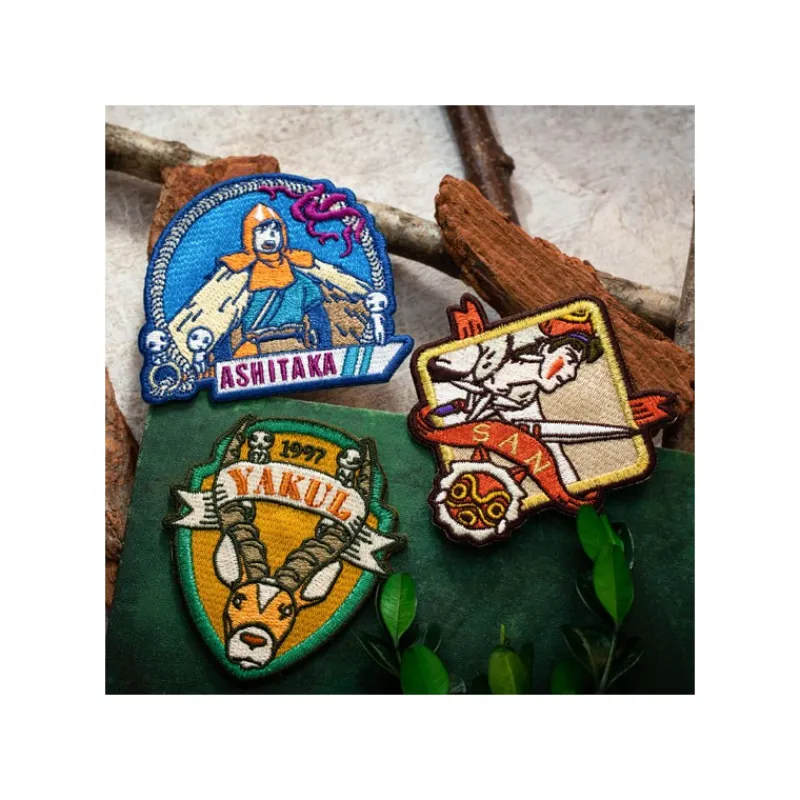Badges*Maison Ghibli Embroidery badge sticker San - Princess Mononoke