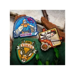 Badges*Maison Ghibli Embroidery badge sticker Yakul - Princess Mononoke