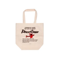Bags*Maison Ghibli Embroidery Canvas Tote bag Savoia - Porco Rosso
