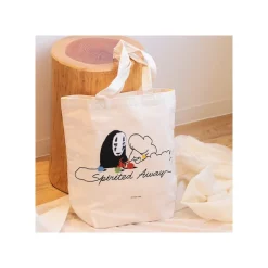 Bags*Maison Ghibli Embroidery Canvas Tote bag No Face Knitting - Spirited Away