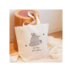 Bags*Maison Ghibli Embroidery Canvas Tote bag Walking away - My Neighbor Totoro