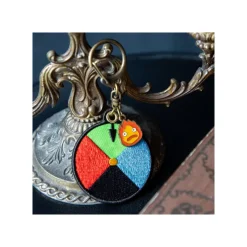 Keychains*Maison Ghibli Embroidery Keychain Magic colour disc - Howl's Moving Castle