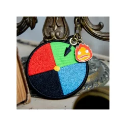 Keychains*Maison Ghibli Embroidery Keychain Magic colour disc - Howl's Moving Castle