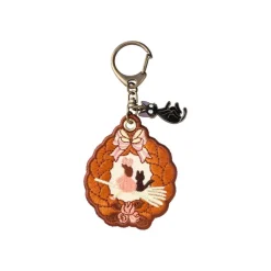 Keychains*Maison Ghibli Embroidery Keychain Wreath of bread - Kiki's Delivery Service
