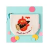 Storage*Maison Ghibli Embroidery pouch Calcifer - Howl's Moving Castle