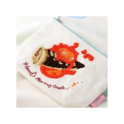 Storage*Maison Ghibli Embroidery pouch Calcifer - Howl's Moving Castle