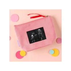 Storage*Maison Ghibli Embroidery pouch Jiji in cage - Kiki's Delivery Service