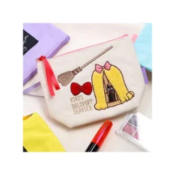 Storage*Maison Ghibli Embroidery pouch Jiji in cage - Kiki's Delivery Service