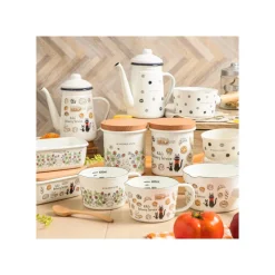 Kitchenware*Maison Ghibli Enamel Tea Pot Soot Sprites 1,1l - My Neighbor Totoro