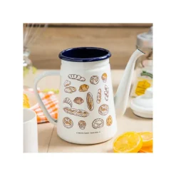 Kitchenware*Maison Ghibli Enamel Tea Pot Viennese pastries 1,1l - Kiki's Delivery Service
