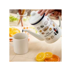 Kitchenware*Maison Ghibli Enamel Tea Pot Viennese pastries 1,1l - Kiki's Delivery Service