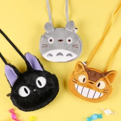Bags*Maison Ghibli Face Pocket Pouch Jiji 12,1 x 15,5 x 2 cm - Kiki's Delivery Service