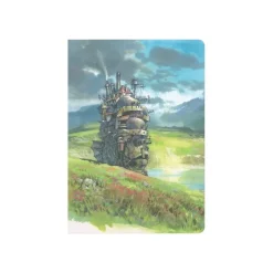 Notebooks And Notepads*Maison Ghibli Flexi Journal Moving Castle watercolour - Howl’s Moving Castle