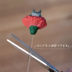 Décoration*Maison Ghibli Flower Pick Totoro & Blooming Carnation - My Neighbor Totoro