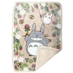 Household Linen*Maison Ghibli Fluffy blanket Totoro Raspberry 100x140 cm - My Neighbor Totoro