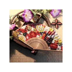 Accessories*Maison Ghibli Folding Fan Unabara Flowers - Spirited Away