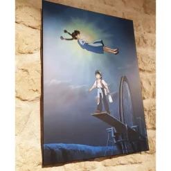 Wall Decoration*Maison Ghibli Ghibli - Castle in the Sky - 35x50cm wood panel