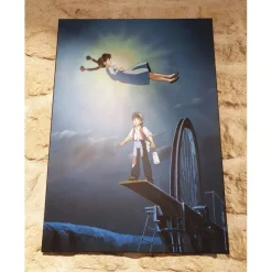 Wall Decoration*Maison Ghibli Ghibli - Castle in the Sky - 35x50cm wood panel