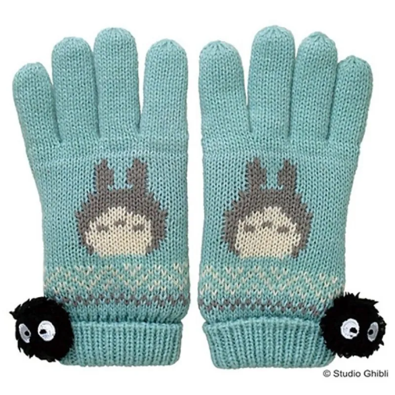 Outfits*Maison Ghibli GLOVES TOTORO BLUE WINTER-MY NEIGHBOR TOTORO