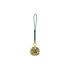 Straps*Maison Ghibli Golden Ring Bell Strap Sooot Sprites & Clover - My Neighbor Totoro