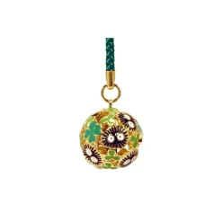 Straps*Maison Ghibli Golden Ring Bell Strap Sooot Sprites & Clover - My Neighbor Totoro