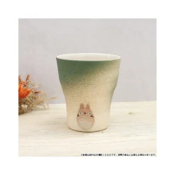 Kitchenware*Maison Ghibli Green hand made Shigaraki ware Cup Totoro - My Neighbor Totoro