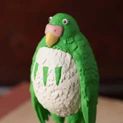 Figurines*Maison Ghibli Green Parakeet Figurine - The Boy and the Heron