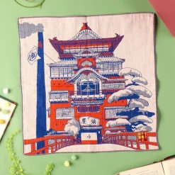 Outfits*Maison Ghibli Imabari Handkerchief Arubaya’s Palace 40x40 cm - Spirited Away