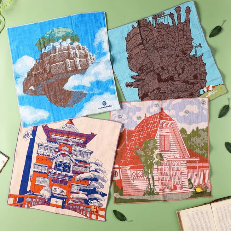 Outfits*Maison Ghibli Imabari Handkerchief Arubaya’s Palace 40x40 cm - Spirited Away