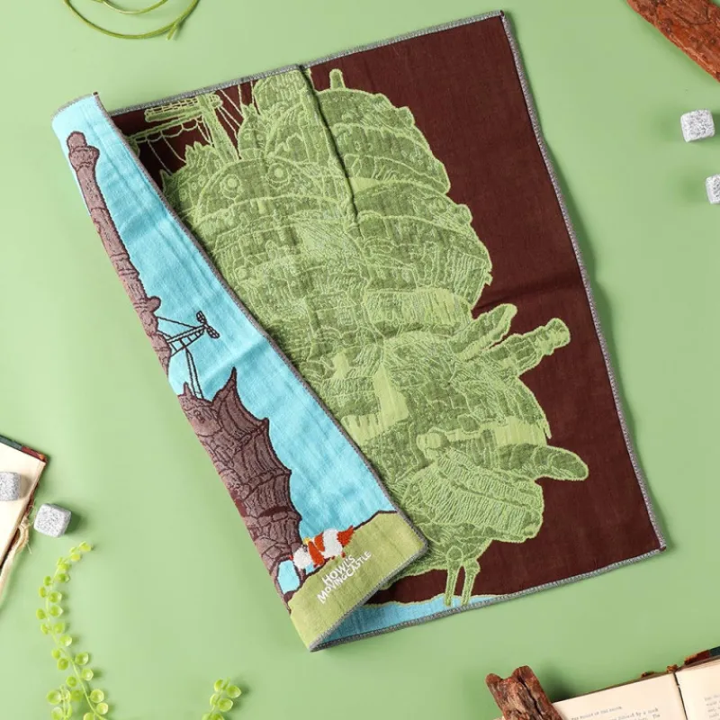 Outfits*Maison Ghibli Imabari Handkerchief Hauru’s Castle 40x40 cm - Howl's MovingCastle