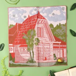 Outfits*Maison Ghibli Imabari Handkerchief Satsuki & Mei’s house 40x40 cm - My Neighbor Tot