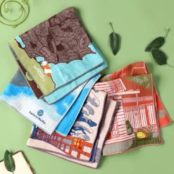 Outfits*Maison Ghibli Imabari Handkerchief Satsuki & Mei’s house 40x40 cm - My Neighbor Tot