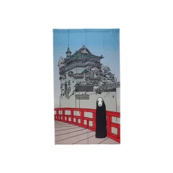 Wall Decoration*Maison Ghibli Japanese Curtain Aburaya & No Face - Spirited Away