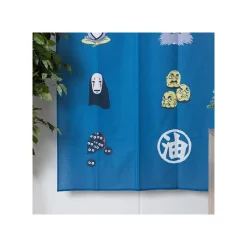 Wall Decoration*Maison Ghibli Japanese Curtain Kichijo Blue - Spirited Away