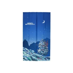 Wall Decoration*Maison Ghibli Japanese Curtain Moonlit Night - Howl's Moving Castle