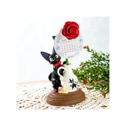 Statues*Maison Ghibli Jiji and rose calendar statue - Kiki's Delivery Service