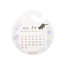 Statues*Maison Ghibli Jiji and rose calendar statue - Kiki's Delivery Service