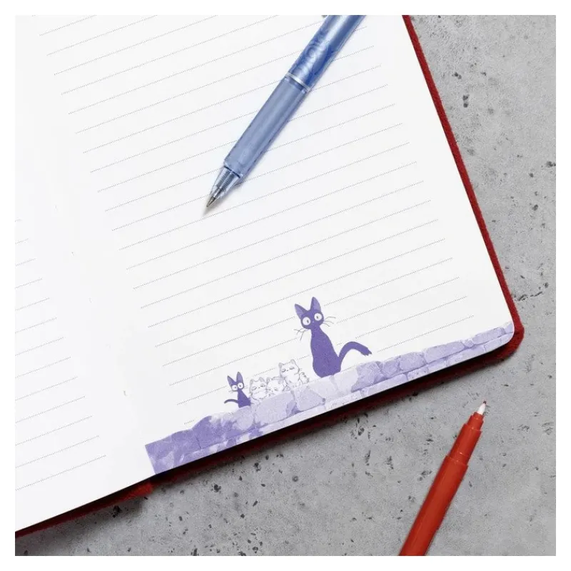 Notebooks And Notepads*Maison Ghibli Jiji Plush Journal - Kiki's Delivery Service