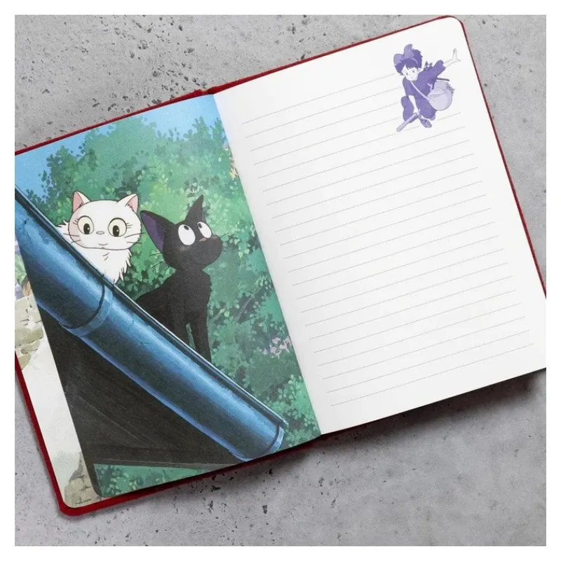 Notebooks And Notepads*Maison Ghibli Jiji Plush Journal - Kiki's Delivery Service