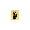Pins*Maison Ghibli Jiji Ribbon Label Pin - Kiki's Delivery Service